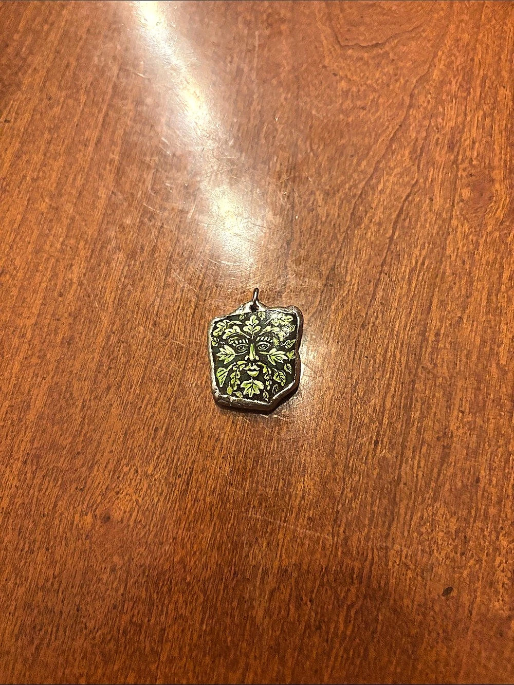 Floral Green Pendant